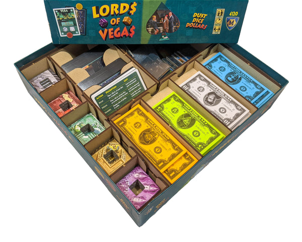 Lords of Vegas Board Game Organizer Insert – Wayfarer Creations